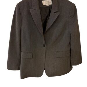 Tahari Charcoal Blazer